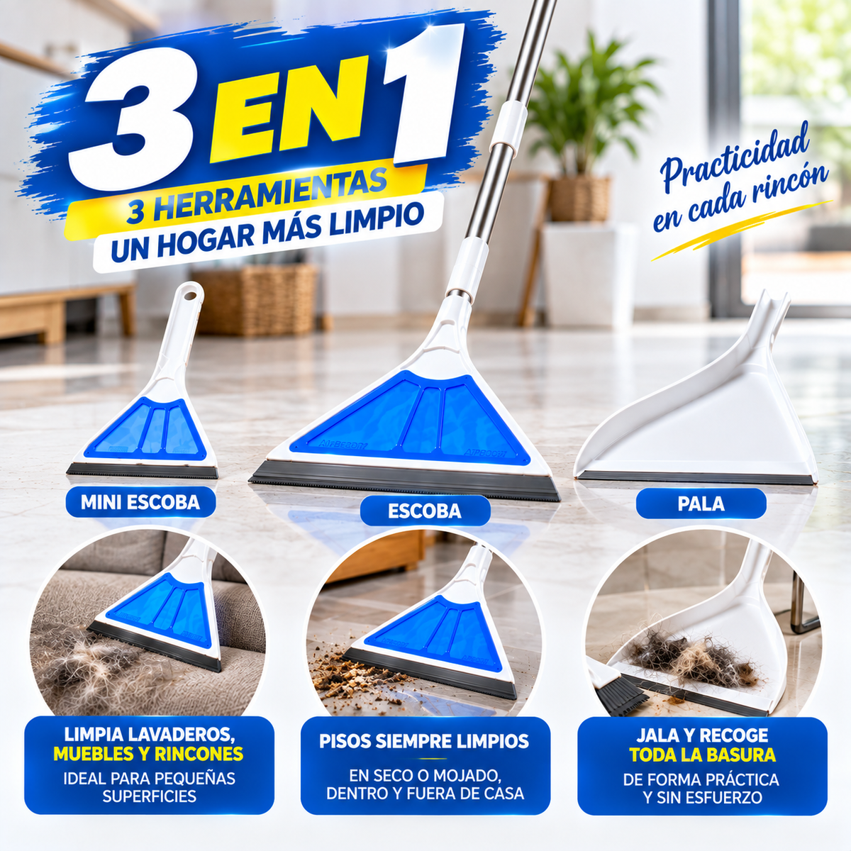 AirBroom 3 en 1
