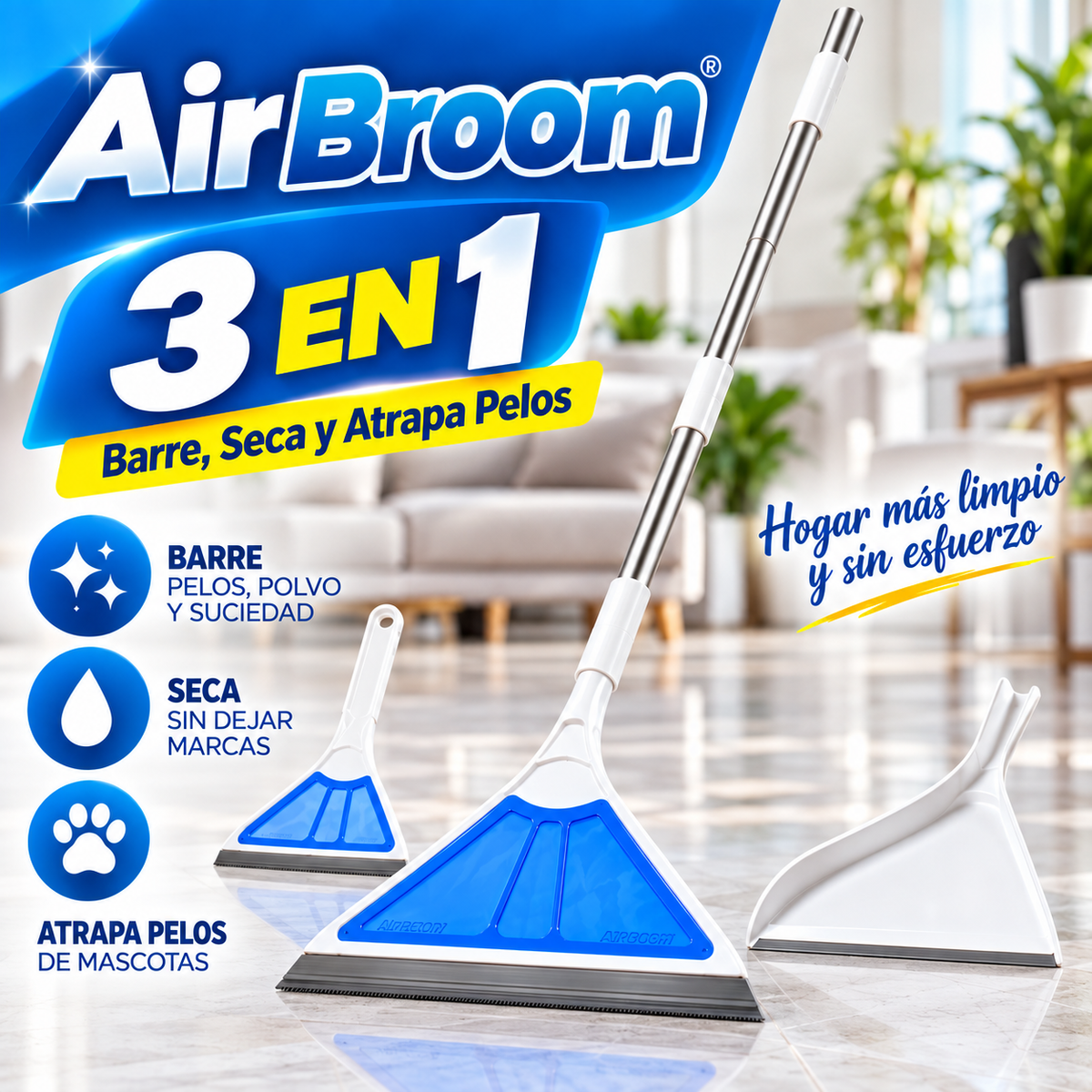 AirBroom 3 en 1